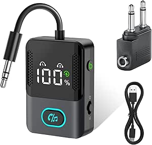 Bluetooth 5.3 Transmitter Receiver for Airplane