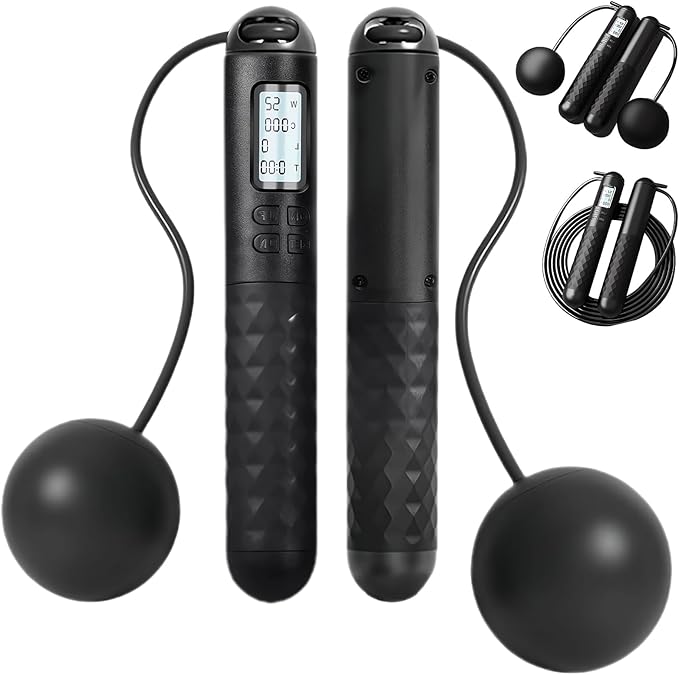 Cordless Skipping Ropes with Smart Counter