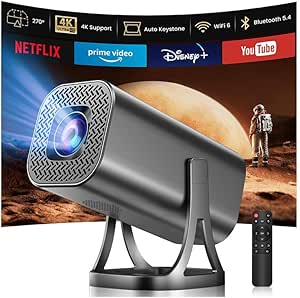 Projector HD 1080P 4K Supported