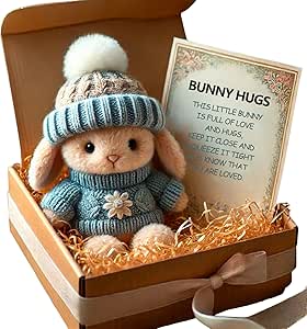 4 Colors Mini Bunny Hug Cute Easter Gift