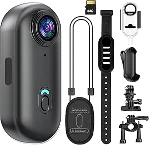 4K Mini POV Camera with 64GB Card