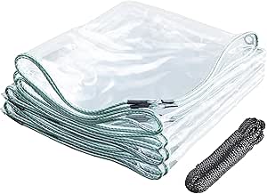 Clear Tarpaulin Waterproof Heavy Duty