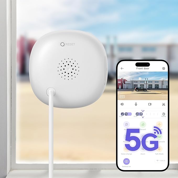 2K Window Security Camera