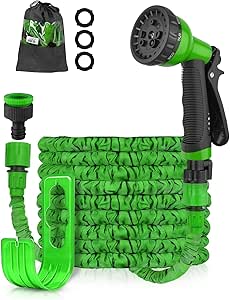 Triple-Length Expandable Garden Hose 16M