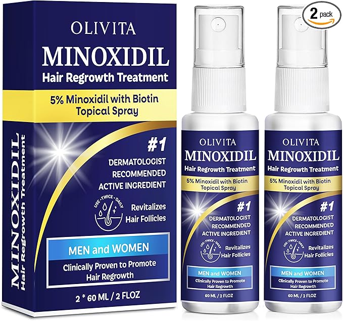 Minoxidil 5% Hair Spray for Men & Women
