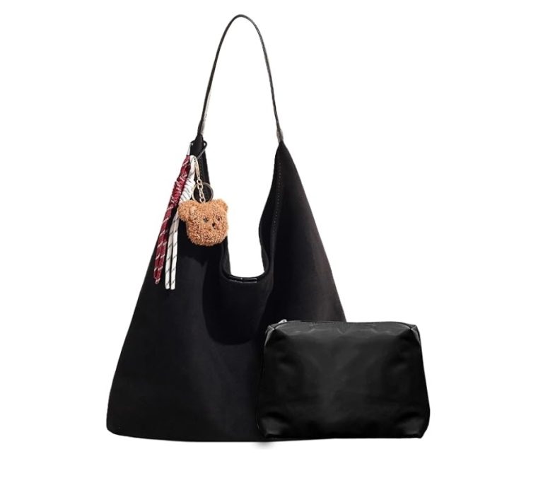  Suede Bag Handbag Set for Women