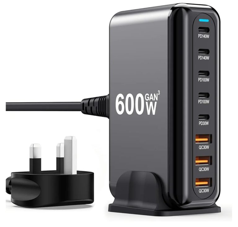 USB C Charger Block 600W 8 Port