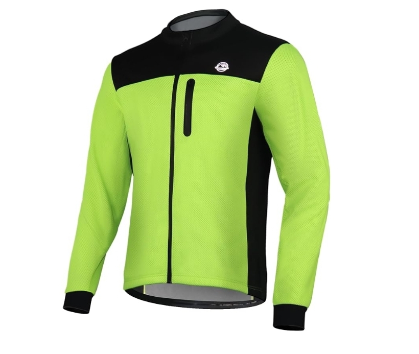 Mens Winter Cycling Fleece Lined Composite Jacket