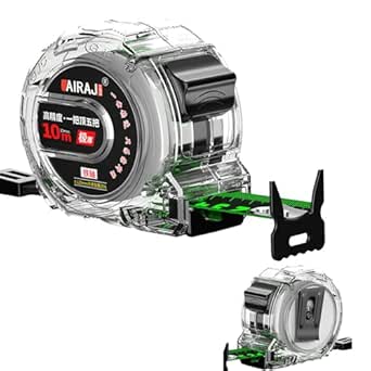 10m Fluorescent Transparent Retractable Tape Measure