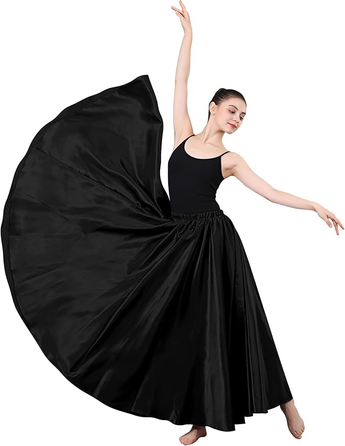 Women’s Satin Flamenco Dance Skirt