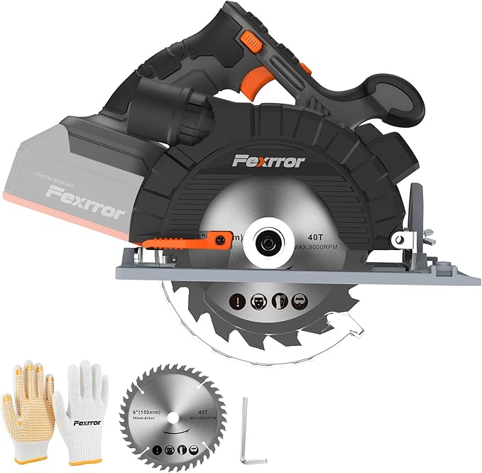 20V Cordless Circular Saw Compatible with Makita