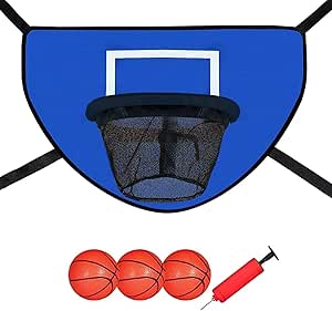 Trampoline Basketball Hoop with Breakaway Rim