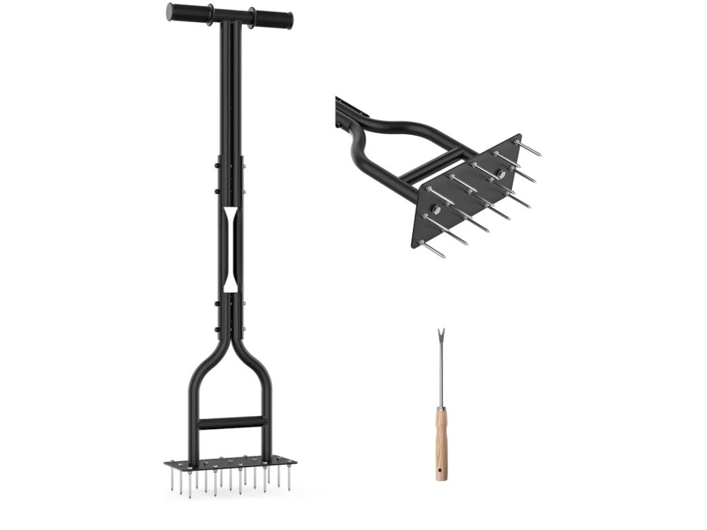Lawn Aerator with 15 Spikes