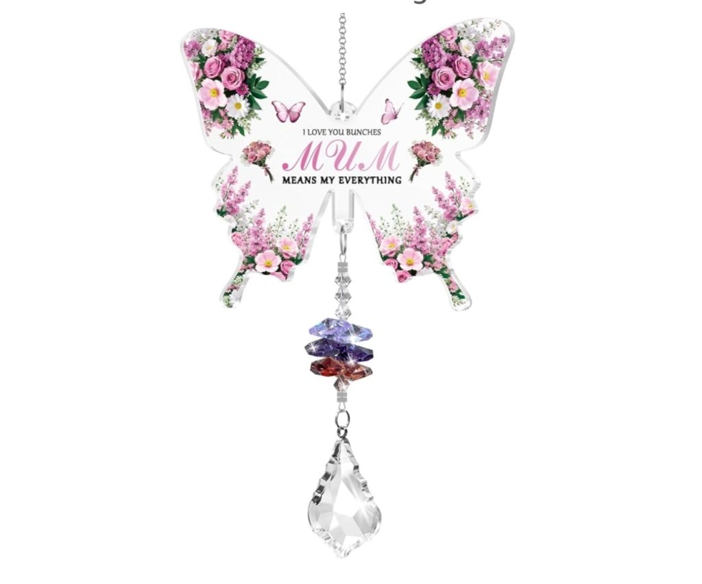 Gift for Mum Butterfly Acrylic Crystal