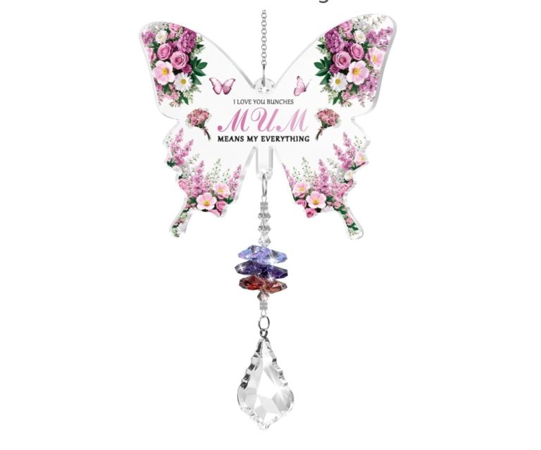 Gift for Mum Butterfly Acrylic Crystal