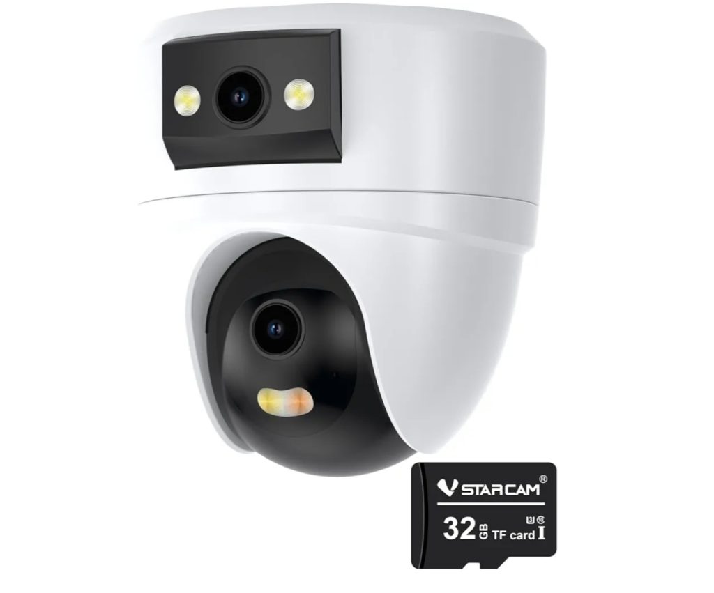 5MP Dual-Lens Network Camera with Micro SD Card