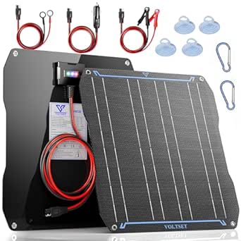 20W Solar Car Battery Charger