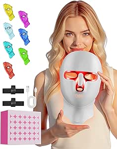 Portable LED Facial Mask for Daily Skin Care
