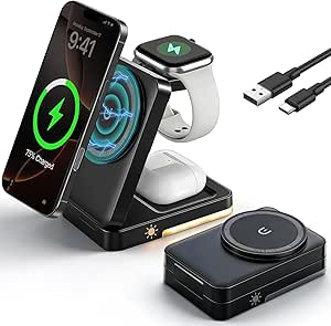 3 in 1 Wireless Magnetic Charger