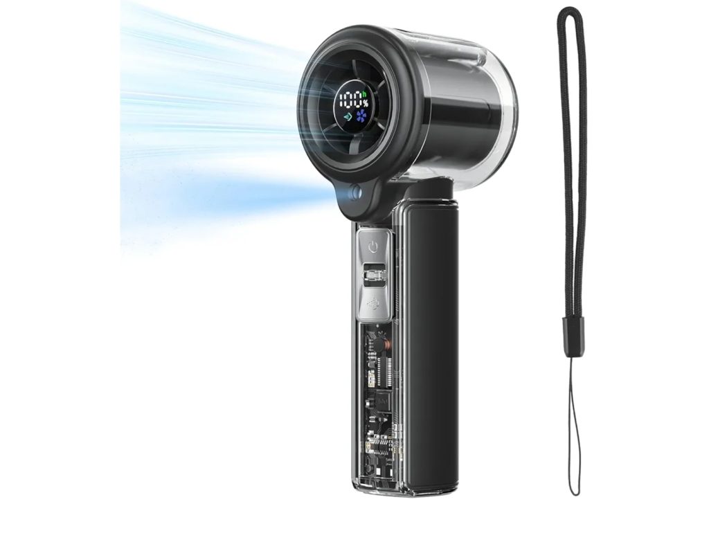 Hand Held Fan with Mist Spray